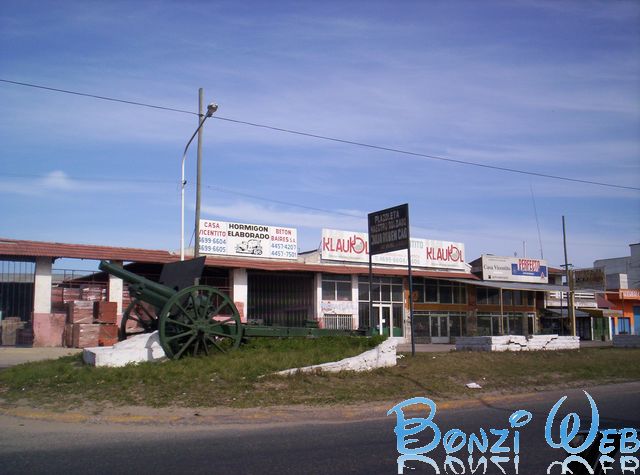 Cañon que se observa en el boulevard
