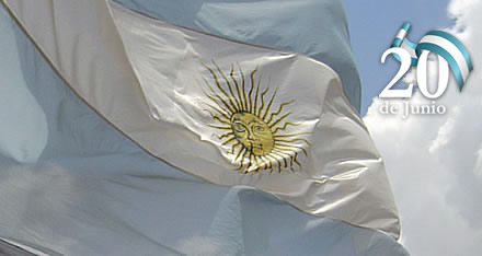 20 de Junio dia de la Bandera Argentina - Aldo Bonzi - BonziWeb