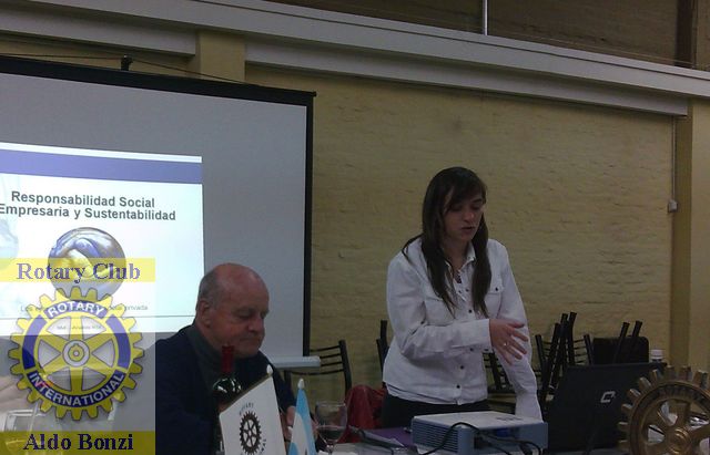 Nadia Cambon en Rotary Club Aldo Bonzi
